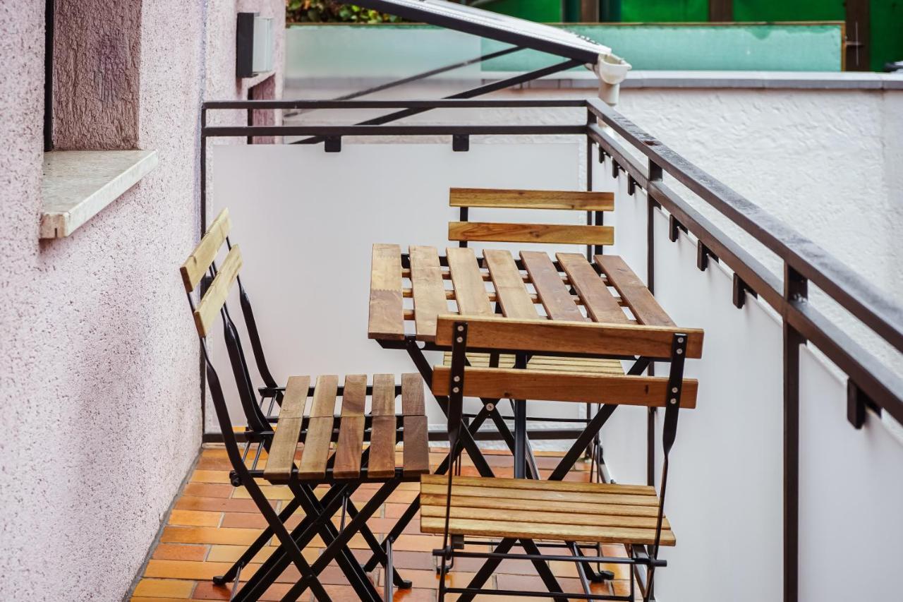 7Seas Business & Family Apartment - Balkon - 24-7 Check-In カイザースラウテルン エクステリア 写真